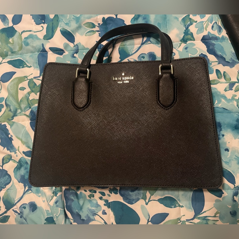 Kate spade black handbag NWOT matching wallet